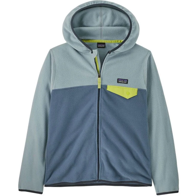 Patagonia K Micro D Snap-T Jkt ultility blue thermal blue Kinder Fleecejacke