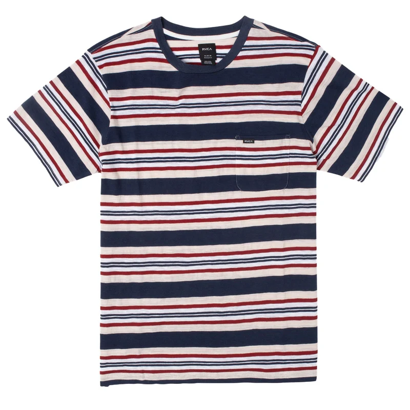 BLUE BEAT STRIPE SHORT SLEEVE T-SHIRT