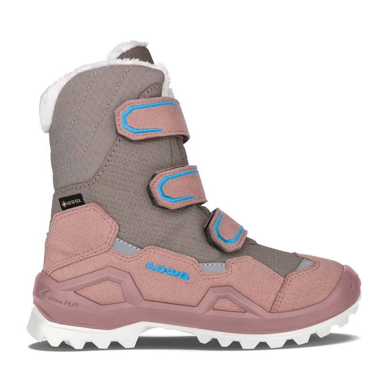 Lowa - MILO EVO GTX HI - grau/rose- Kinderschuhe