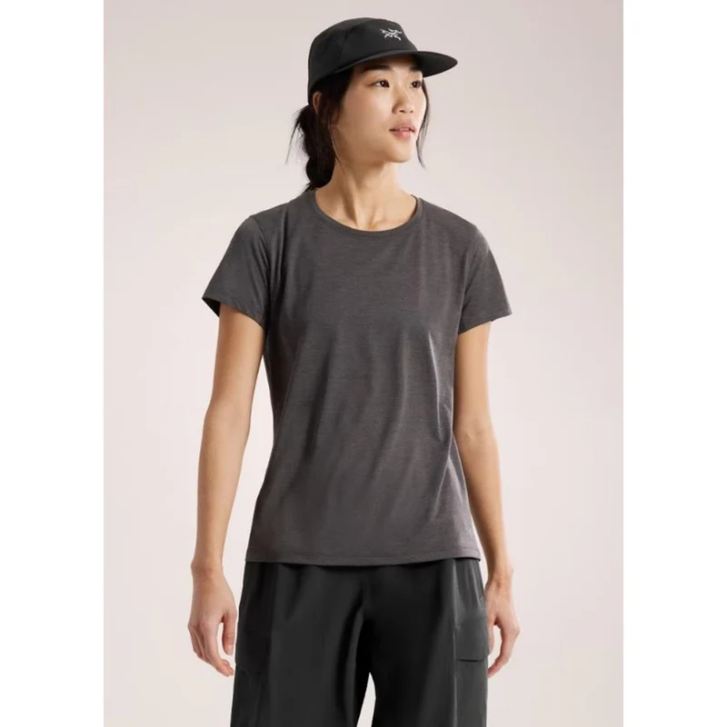Arc'teryx Taema Kurzarmshirt Women black heather