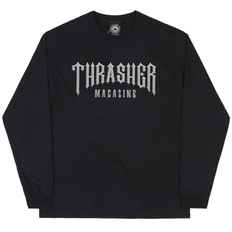 LOW LOW LOGO LONGSLEEVE T-SHIRT BLACK