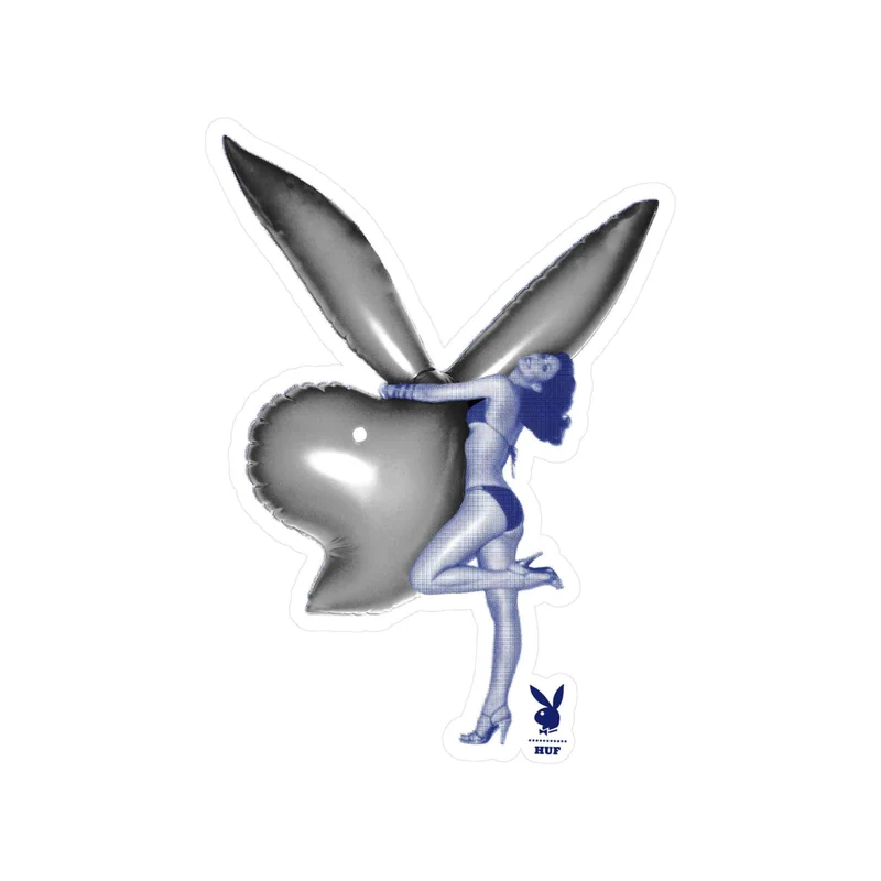 PLAYBOY BUNNY BALLOON STICKER