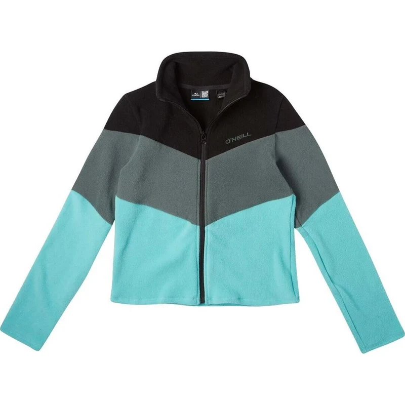 O`Neill Diamond Fleece black out colour block Kinder Fleecejacke