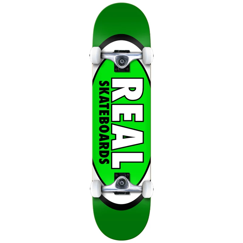 Classic Oval Green LG Complete Skateboard