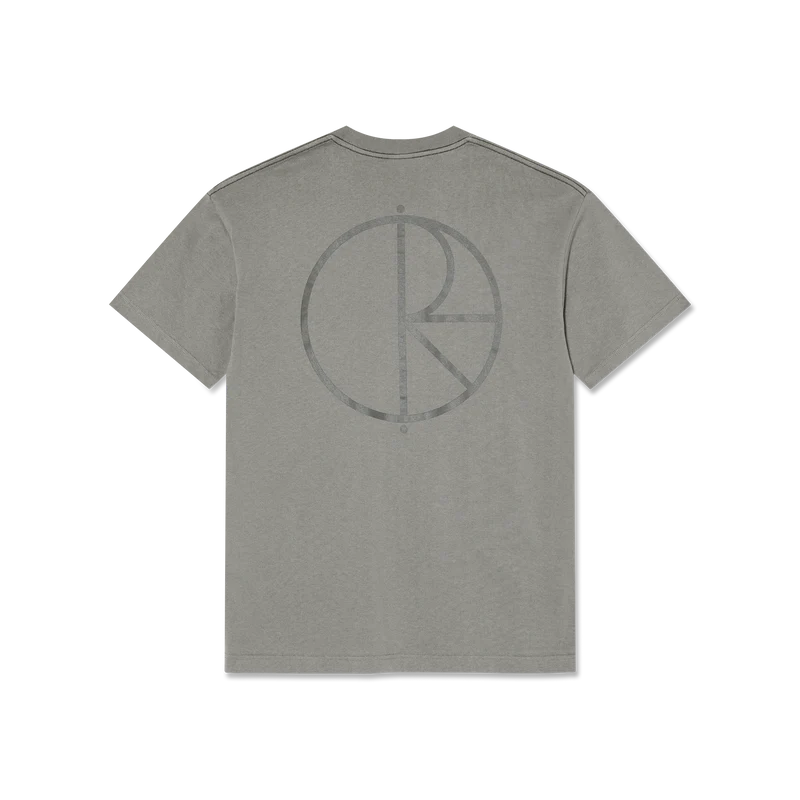 Polar Skate Co Contrast Tee Stroke Logo Grey