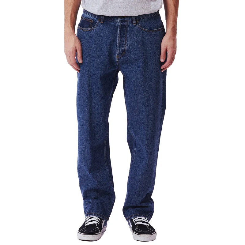 Obey Hardwork Denim Pants Stonewash Indigo