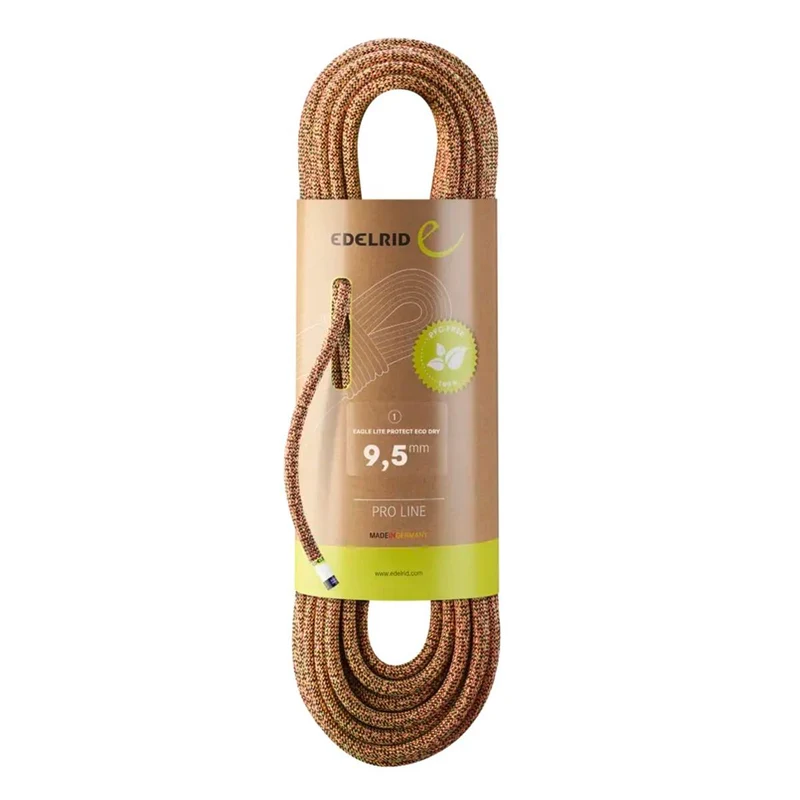 Edelrid Eagke Lite Protect Eco Dry 9,5mm neon pink neon green
