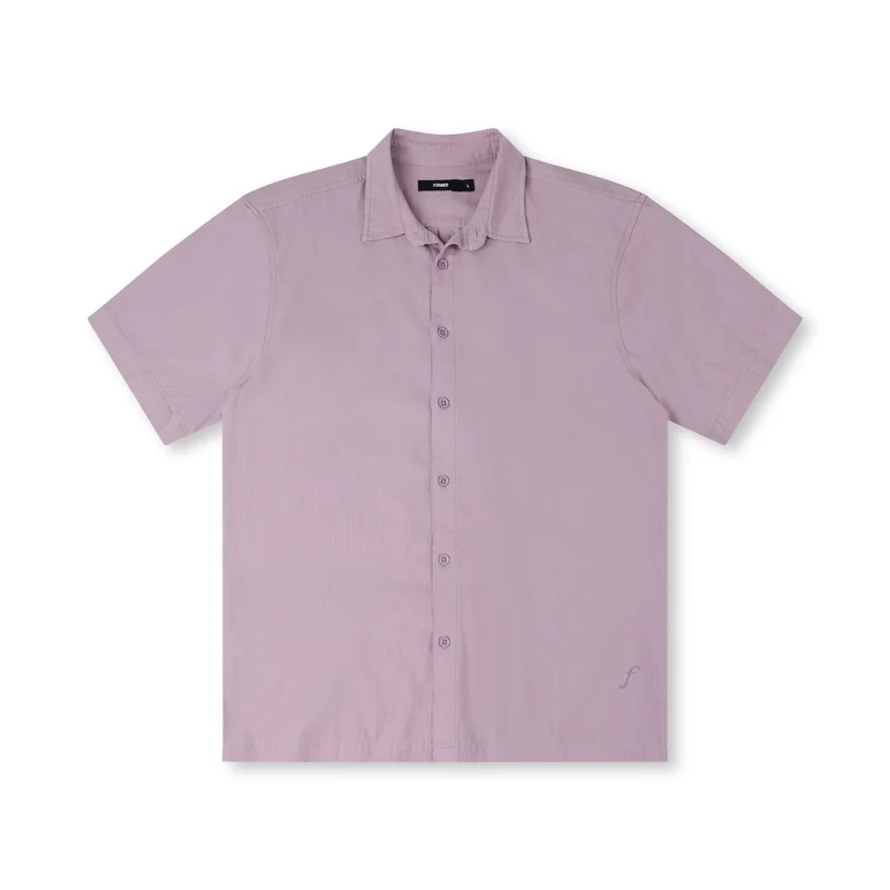 Former Vivian Herringbone SS Shirt Mauve