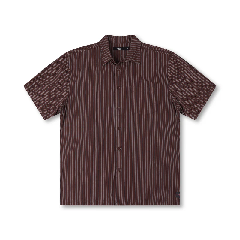 Former Reynolds Stripe SS Shirt Brown