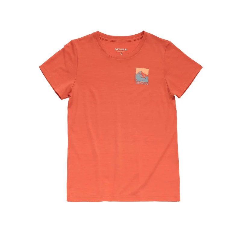 Devold Classic Summit Tee Women coral