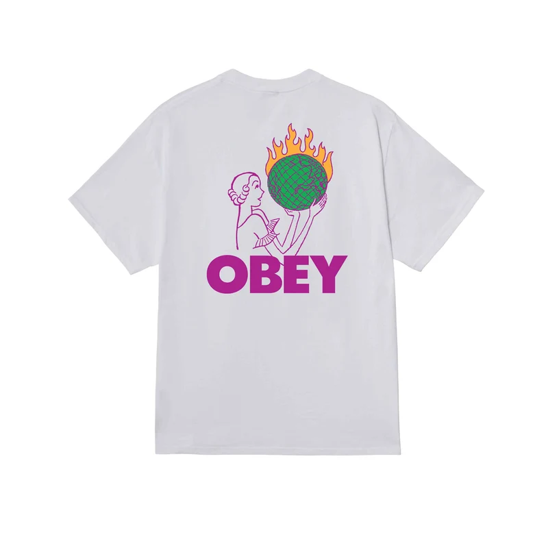 Obey world in flames classic tee