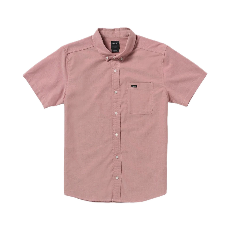 RVCA Thatll Do Stretch SS Shirt Dusty Pink