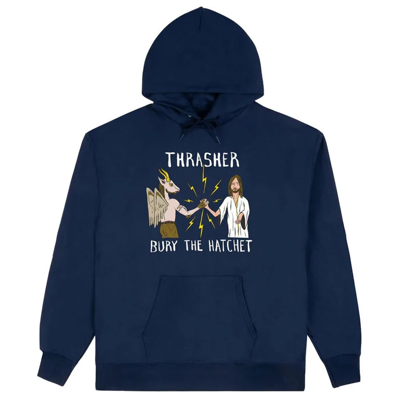 Thrasher x Toy Machine Bury The Hatchet Hood