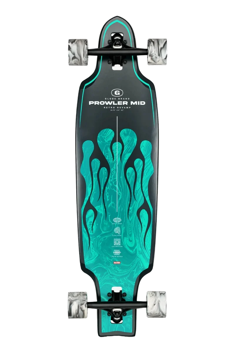 Globe Prowler Mid Green Flames