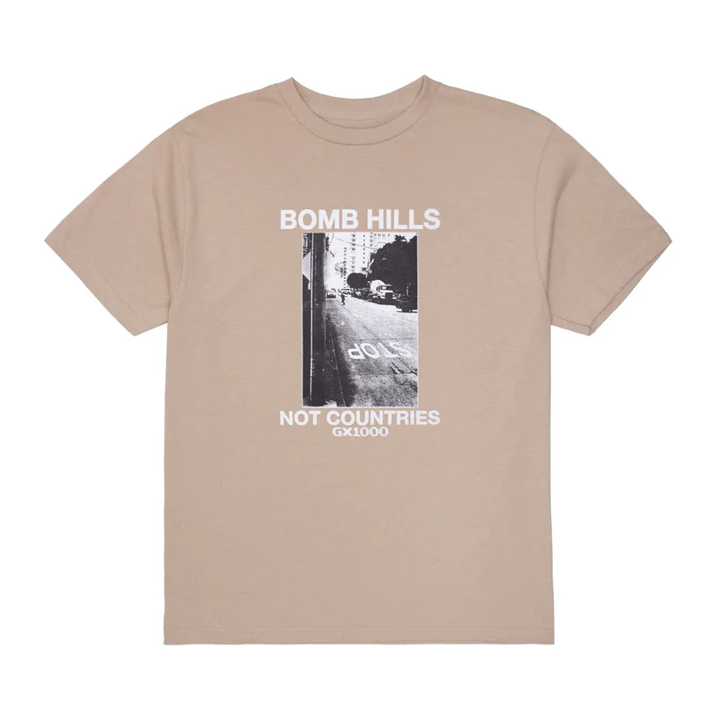 GX1000 Bomb Hills Not Countries Sand White Font