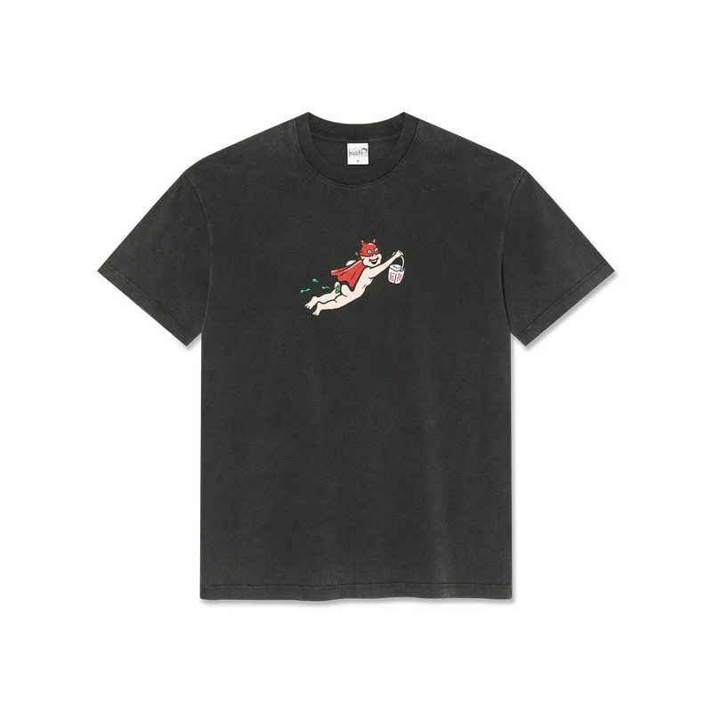 Polar Skate Co Tee Take Away Silver Black