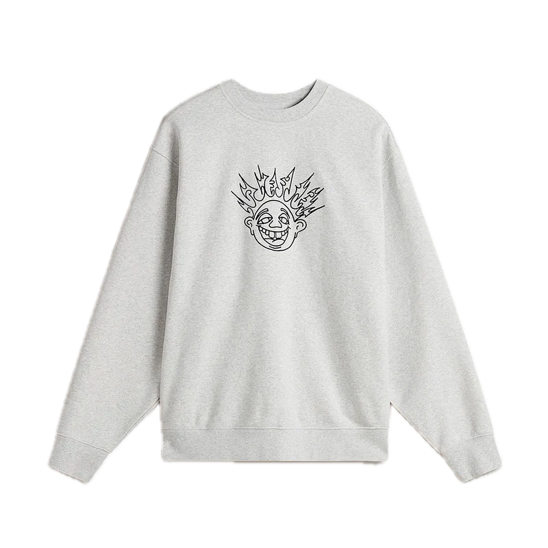 Vans Skate Smile Spike Crew Ash Heat
