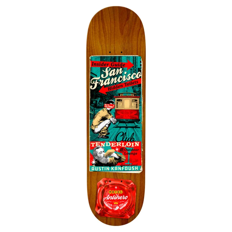 Kanfoush Motel 18 Skateboard Deck 8.12