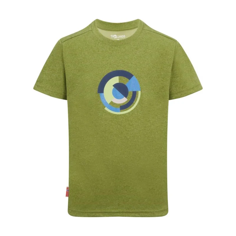 Trollkids - Kids Sognefjord T-shirt - Kiwi