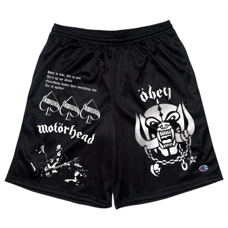 Obey motorhead test print short