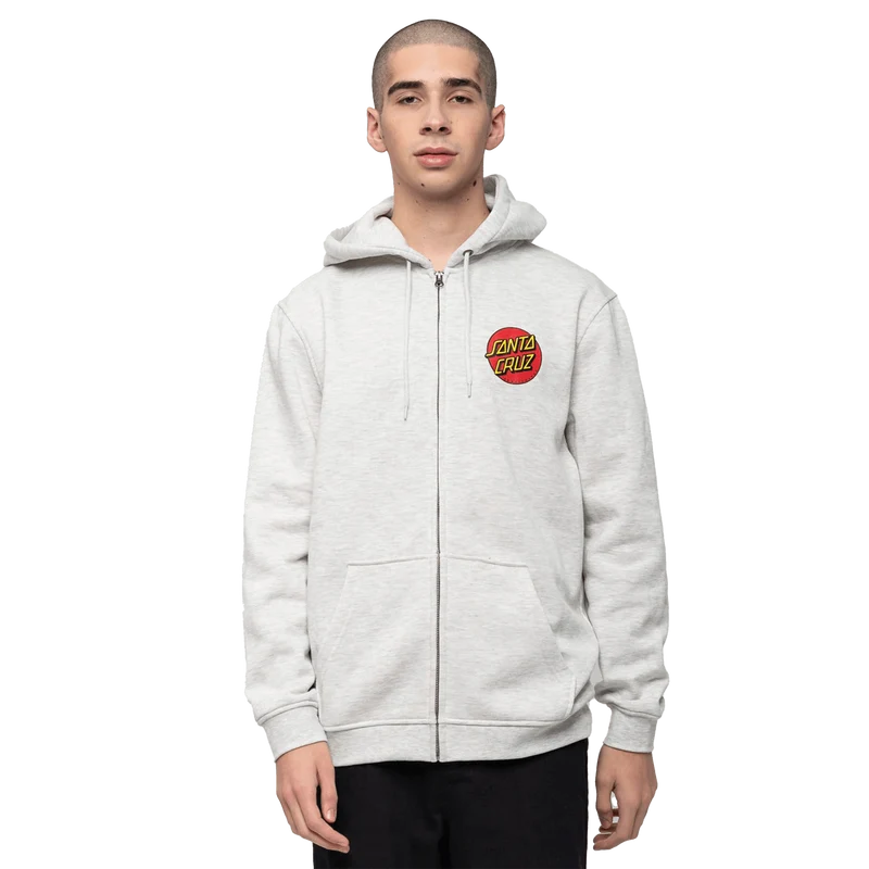 Classic Dot Zip Hood