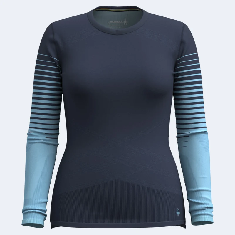 Smartwool Women's Intraknit Thermal Merino Base Layer Pattern Crew