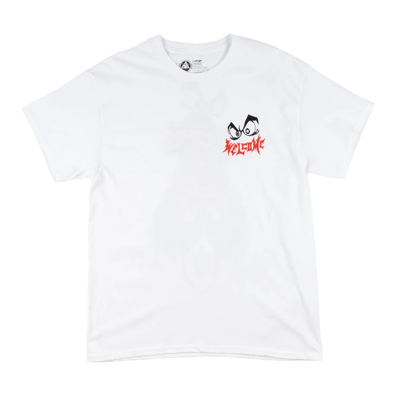 Welcome Victim of Time Basic T-shirt White