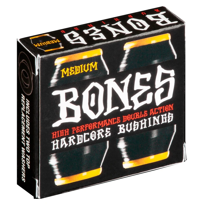 Bones Hardcore Bushings Medium 91A zwart
