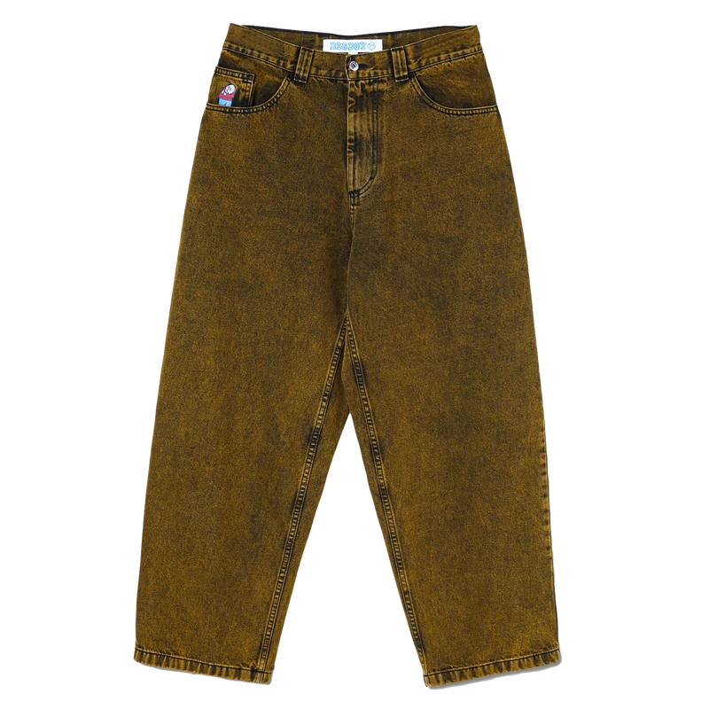 Polar Big Boy Jeans Yellow Black