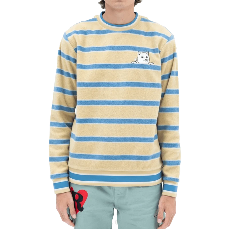 Peeking Nermal Brushed Fleece Crewneck