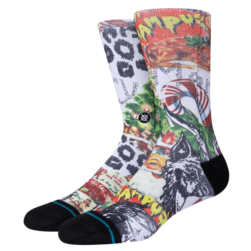 MERRY KRAMPUS CREW SOCK