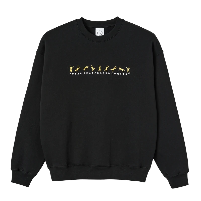 Polar Cartwheel Crewneck Black