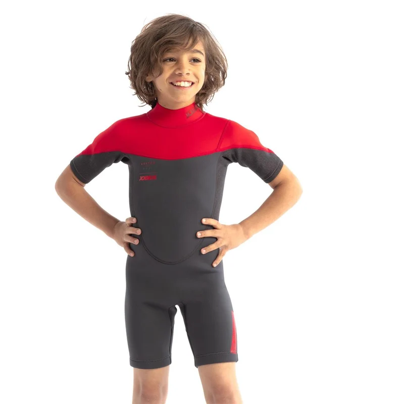 Jobe Boston 2mm Shorty Neoprenanzug für Kinder rot