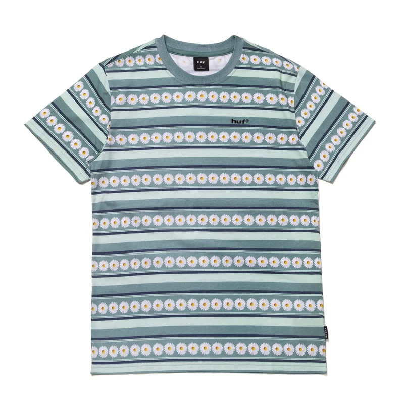 DAISY STRIPE S/S KNIT TOP
