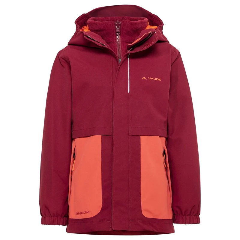 VAUDE Kids Campfire 3in1 Jacket Girls salsa/orange