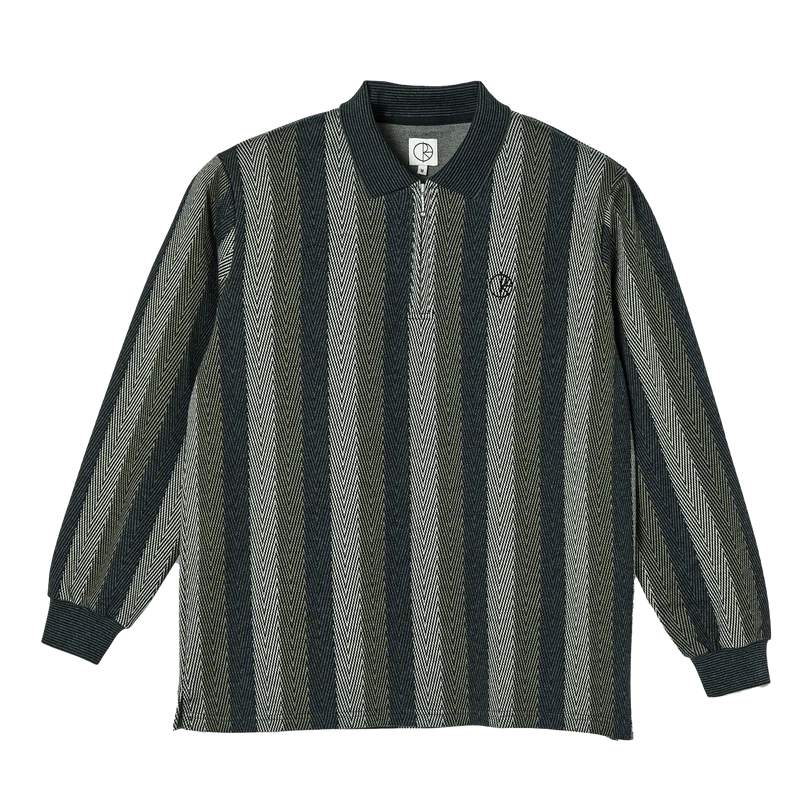 Polar Jacques Longlseeve Polo Shirt Khaki
