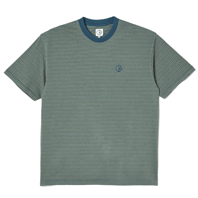 Polar Dizzy Stripe T-shirt Blue