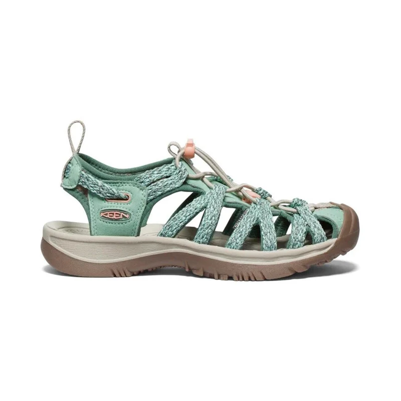 Keen Damen Whisper Sandalen Granite Green/ Peach Parfait