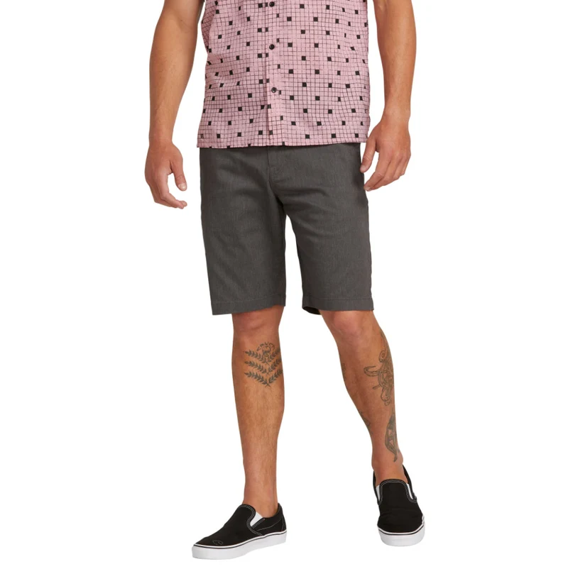 Frickin Modern Stretch Short Charcoal Heather