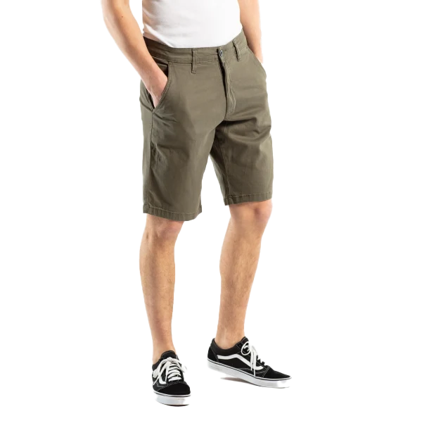 Reell Flex Grip Chino Short Olive