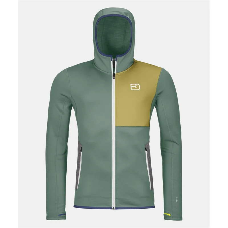 Ortovox Fleece Hoody M arctic grey Herren Fleecejacke