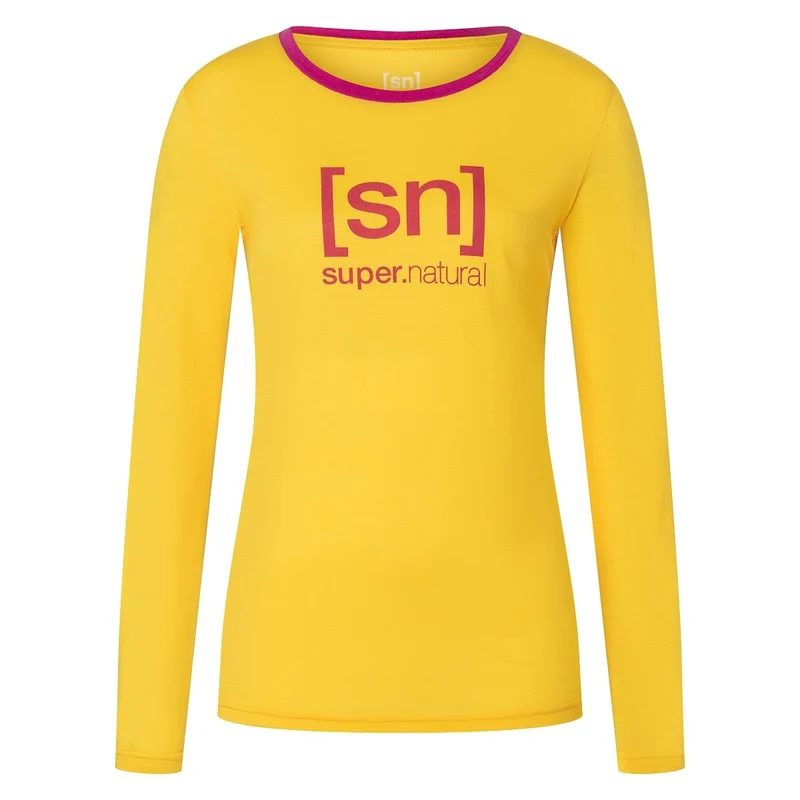 Super.Natural W The Essential Logo LS Damen illuminating