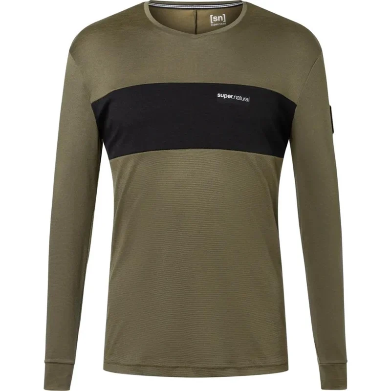 Super.Natural M Gravier LS Herren olive Herren Bike Longsleeve
