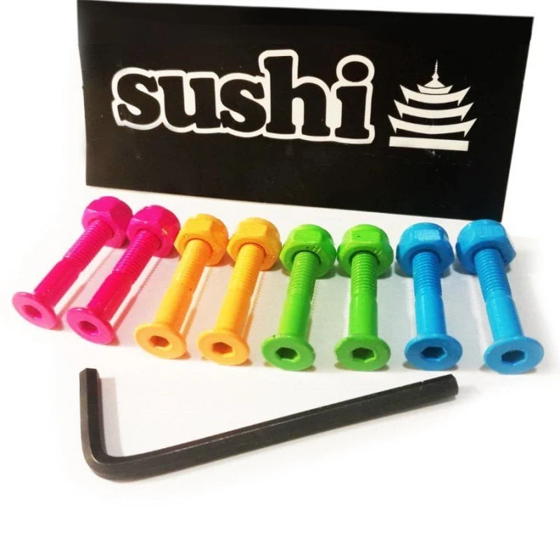 Coloured Allen Bolts 1 inch