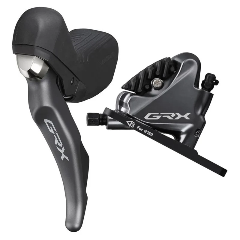 Shimano GRX ST-RX810 + BR-RX810 Hydraulische Scheibenbremse - Flat Mount - 2-fach - Set VR