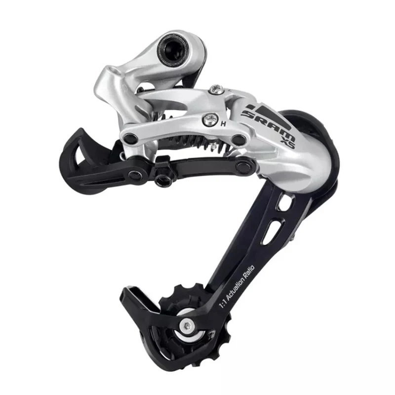 Sram Schaltwerk X5 9-fach, langer Käfig, silber