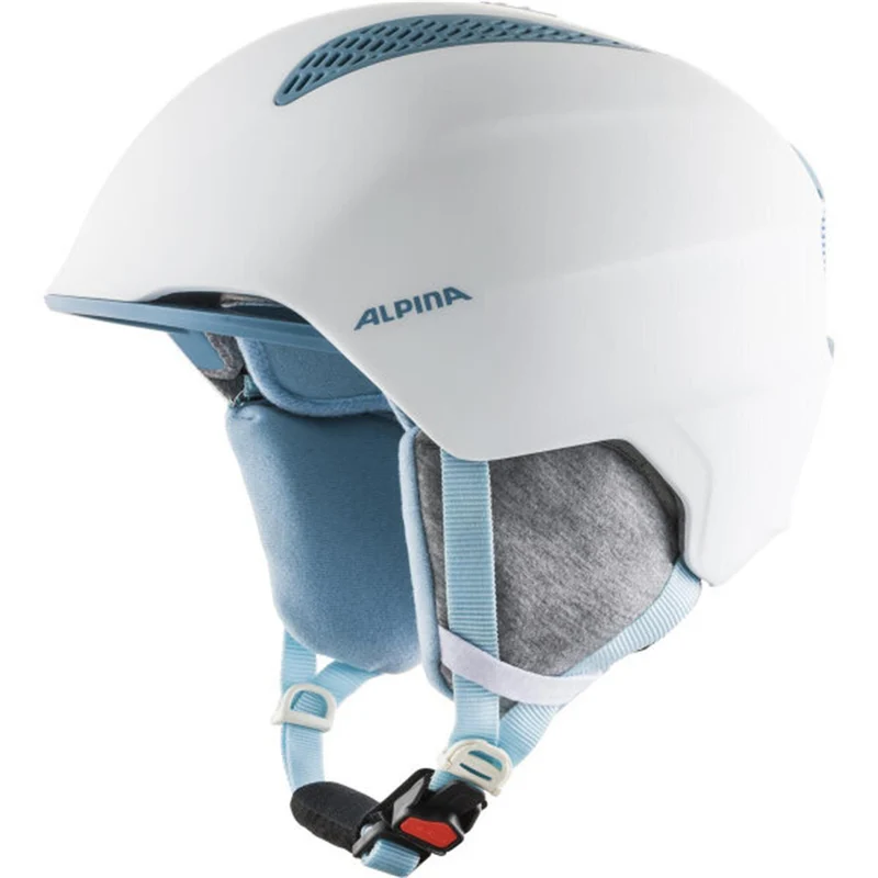 Alpina Grand Jr Skihelm weiß-himmelblau