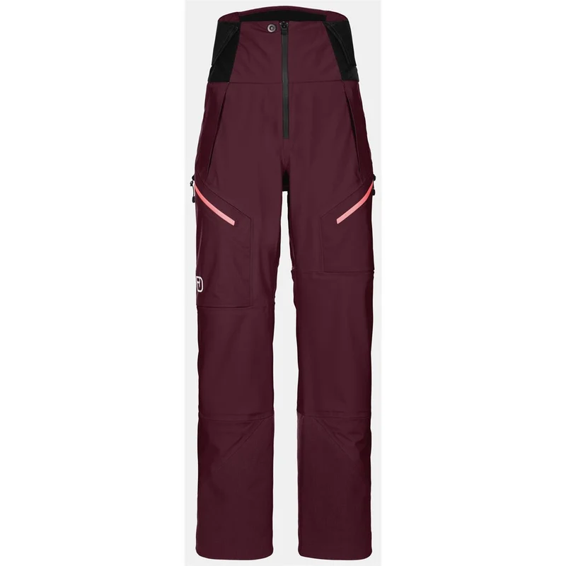 Ortovox 3L Guardian Shell Pants W dark wine