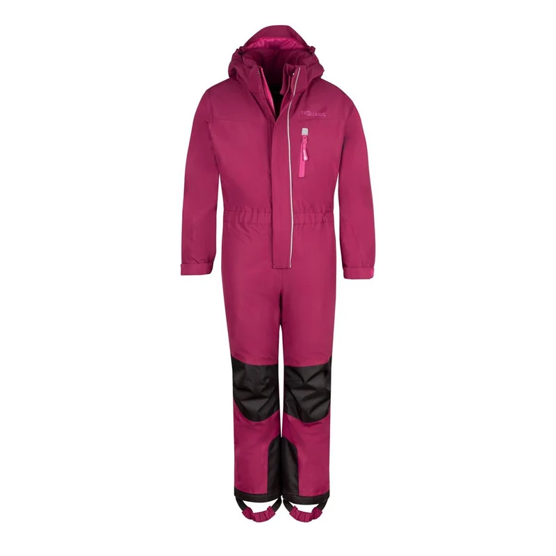 Trollkids Isfjord Snowsuit plum/fireberry