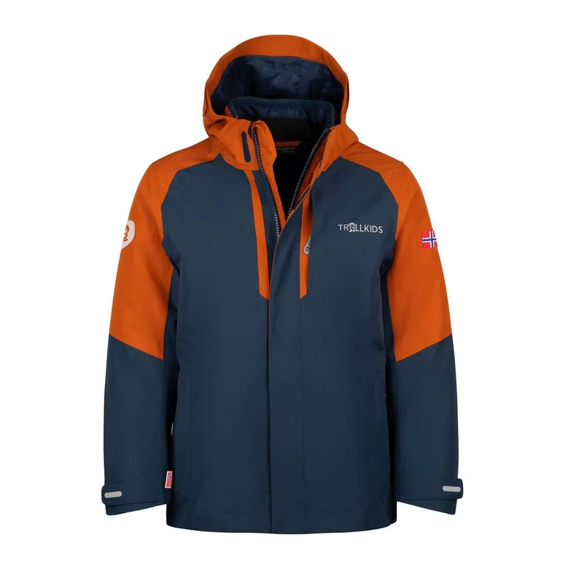 Trollkids Skanden 3in1 Jacket cinnamon/night sky
